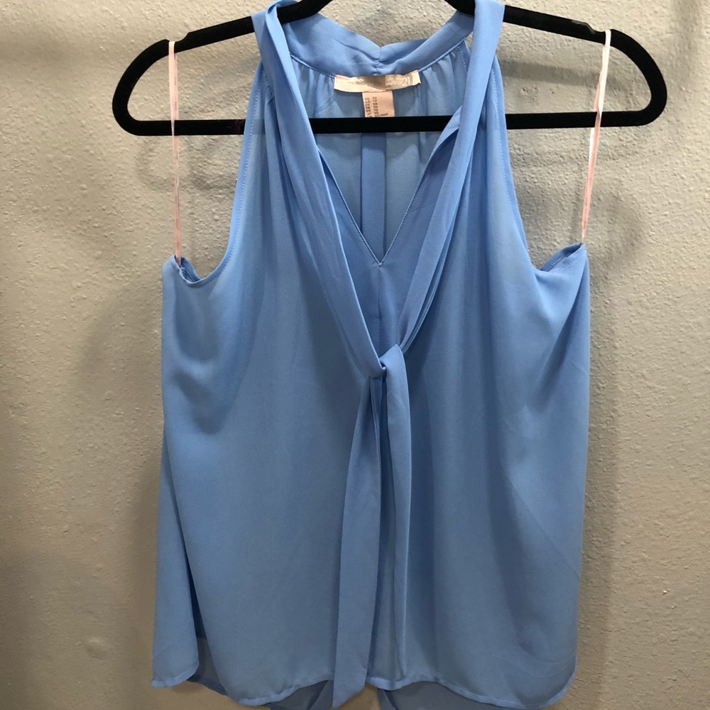 Forever 21 baby blue blouse